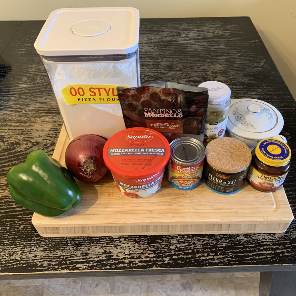 Homemade Pizza Ingredients